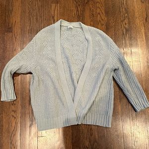 A new day Green/Gray Cardigan